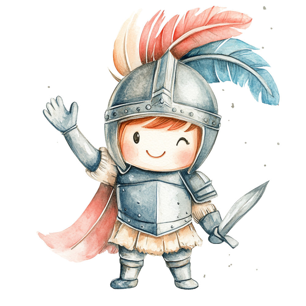 Cute Knight Fabric Panel 44