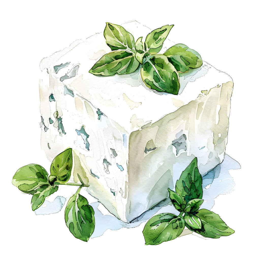 fresh basil, herb garden, mint green, cream white, sage green, botanical, culinary herbs, food illustration, watercolor, nature, farmhouse, rustic, elegant, food and kitchen, culinary theme, garden fresh, summer, spring, modern farmhouse, whimsical, organic, fresh herbs, basil leaves, realistic illustration, cottage style, kitchen decor, herb motif, natural elements, soft colors, muted tones