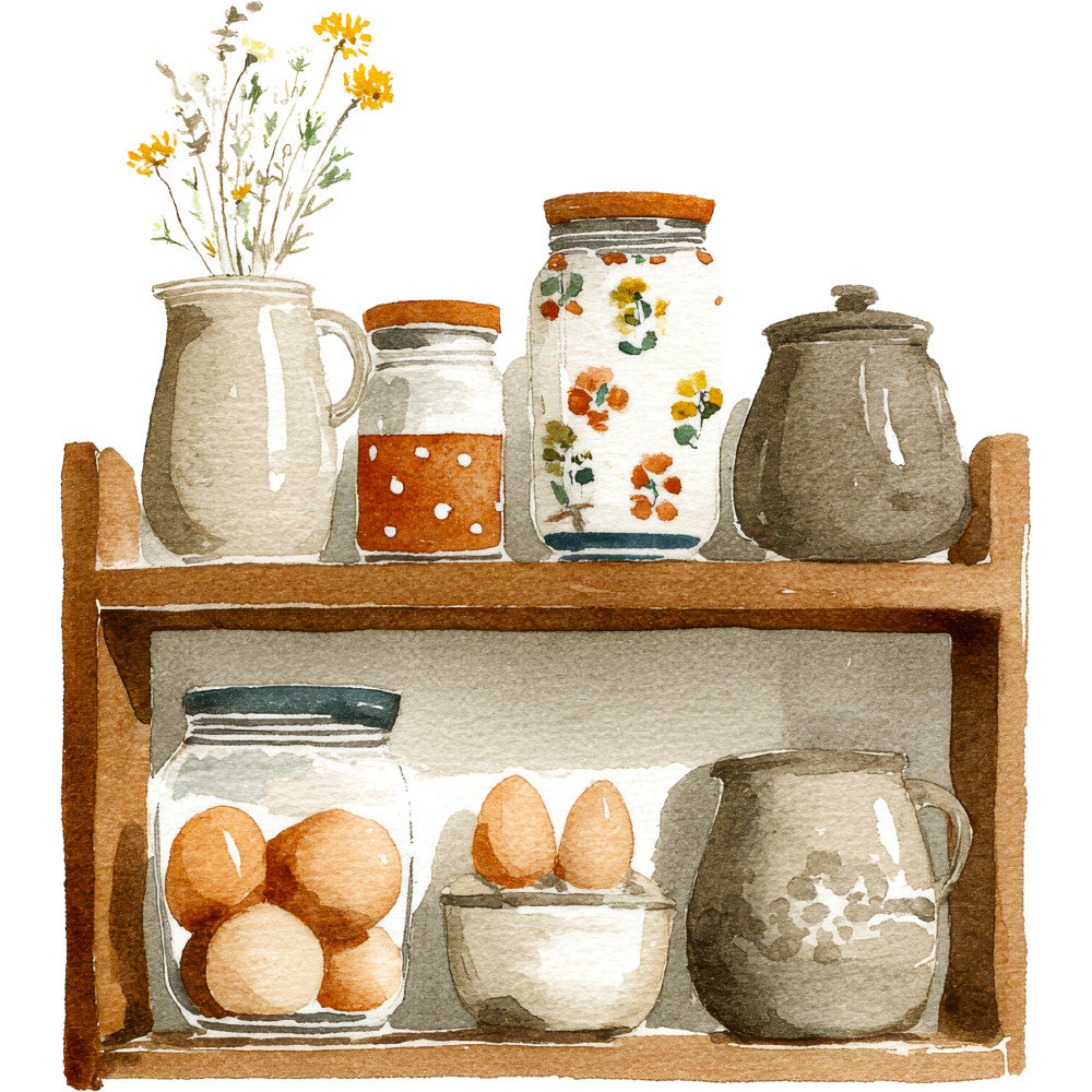 Rustic Barnyard Birds Fabric Panel 18