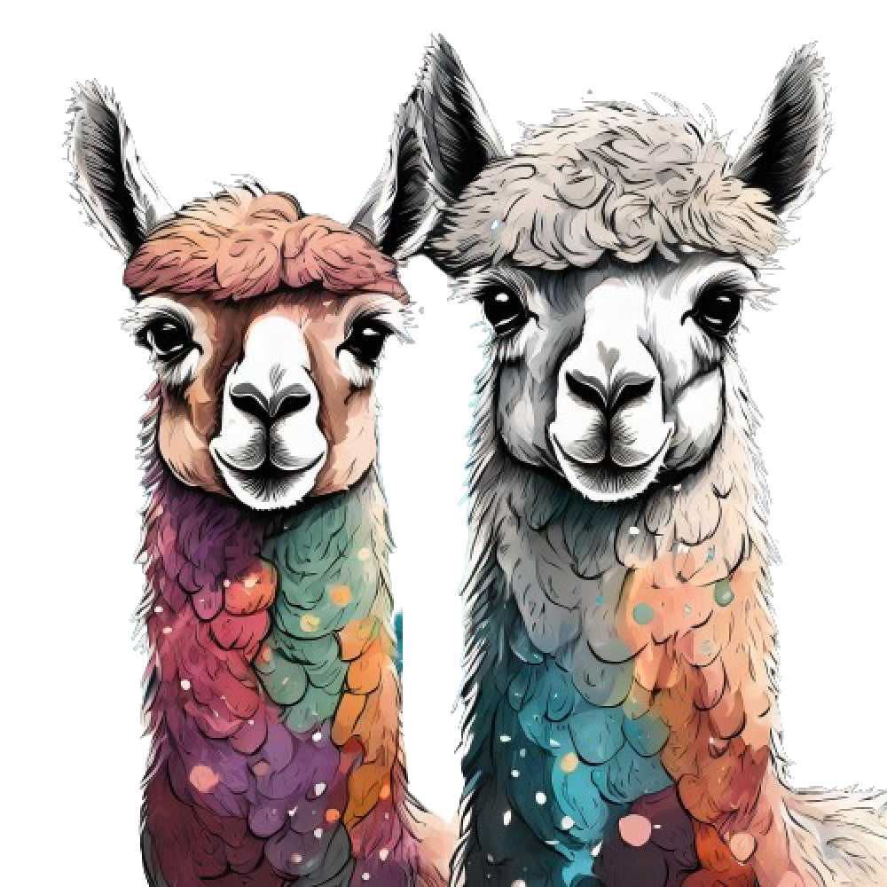 Llama Friends Fabric Panel 11