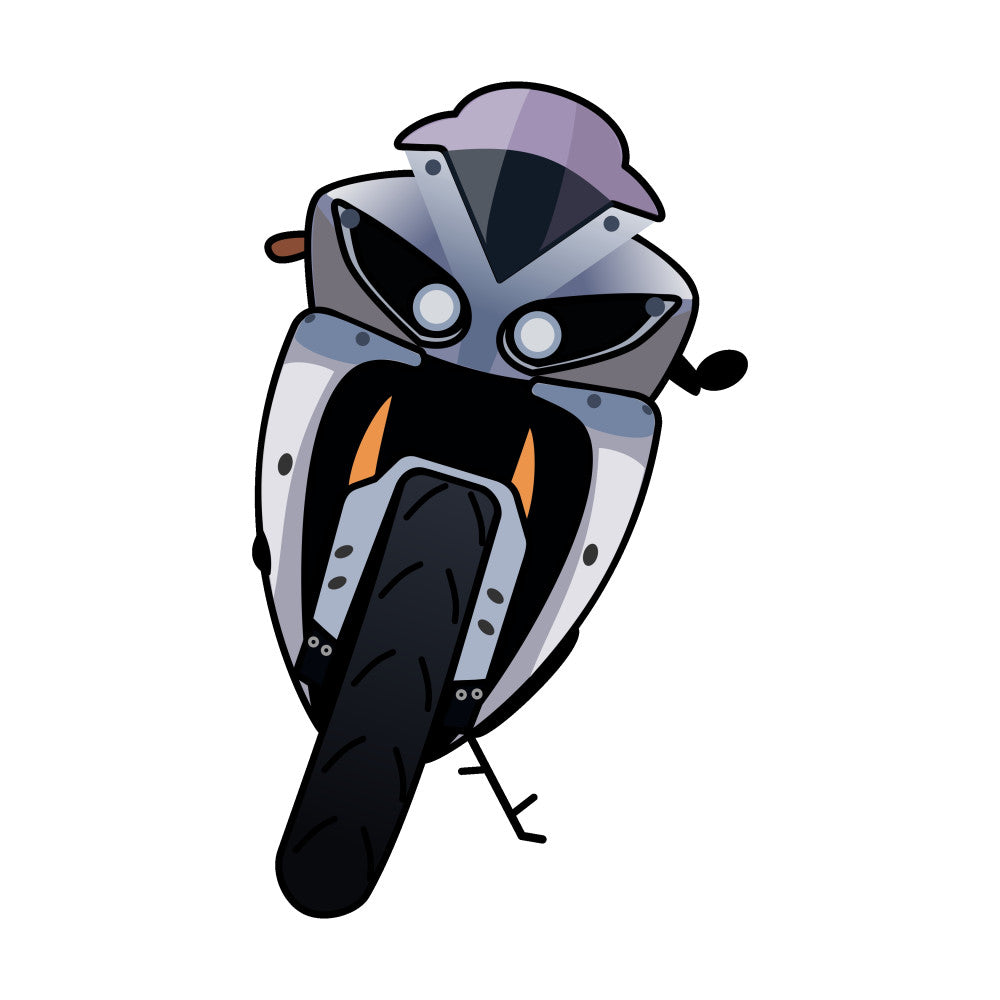 Cartoon Motorcycles Fabric Panel 3