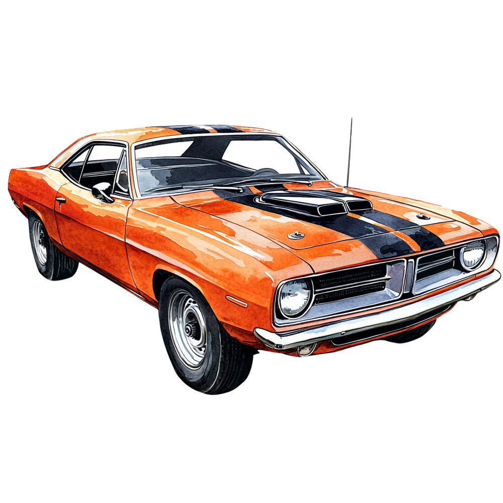 Muscle Cars Fabric Panel 22