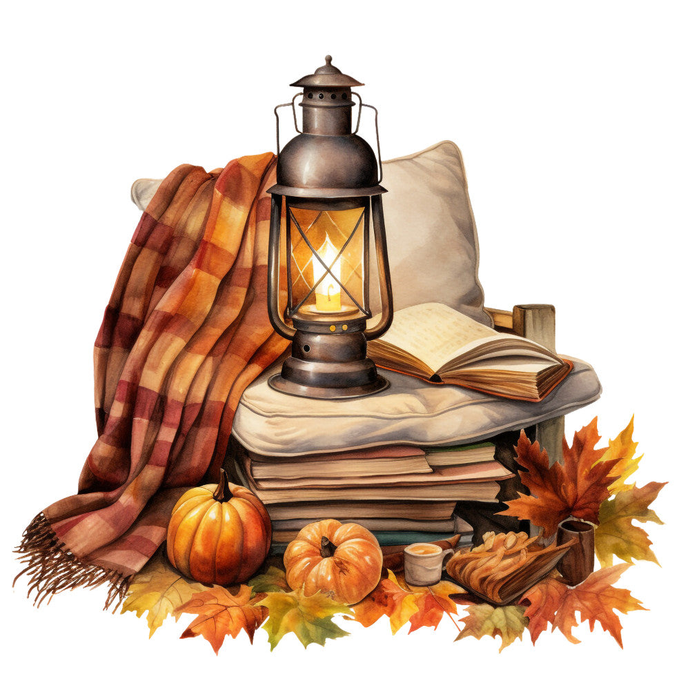 Cozy Autumn Fabric Panel 20