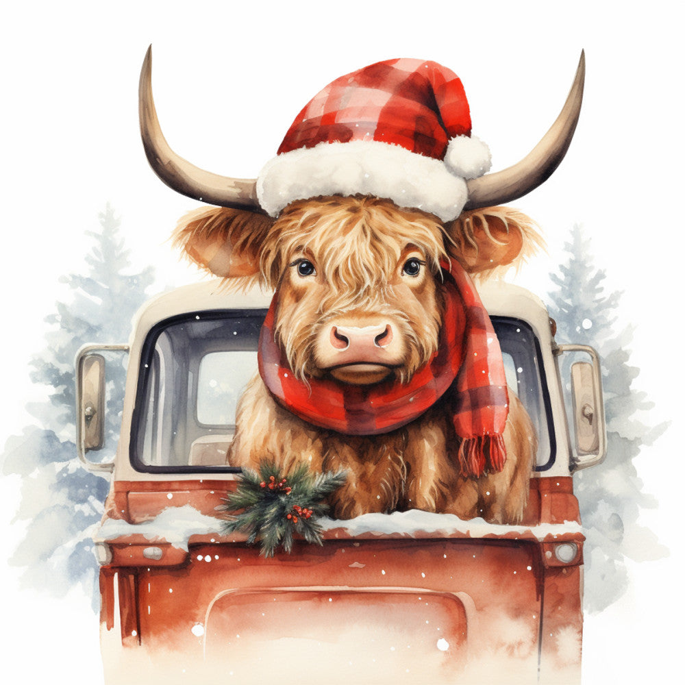 A Country Christmas Fabric Panel 52