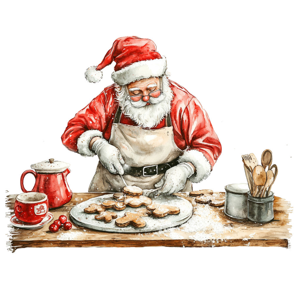 Santas Day Off Fabric Panel 30