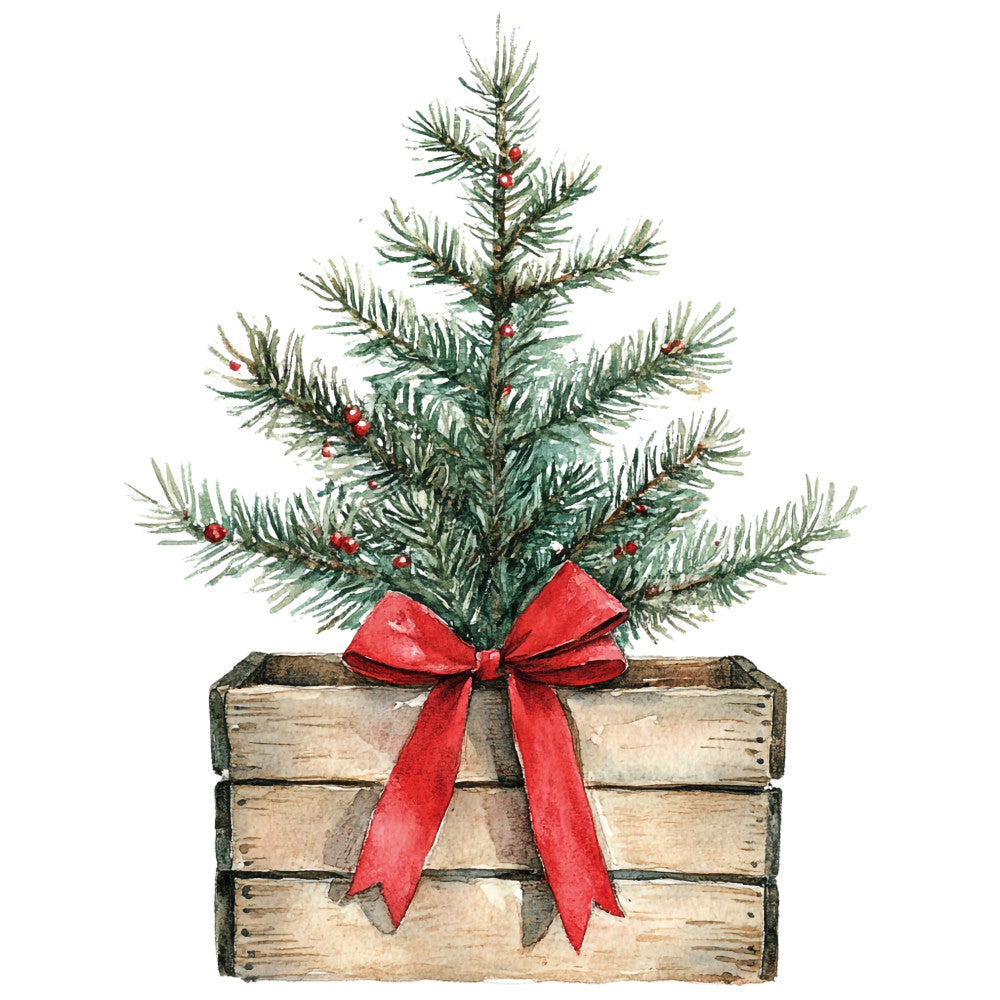 Rustic Christmas Fabric Panel 28