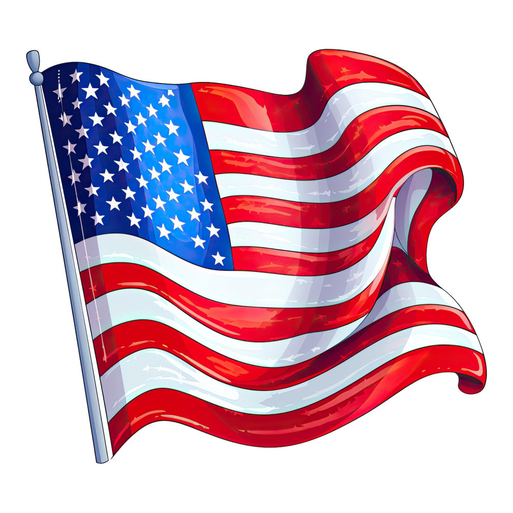 american flag, patriotic, stars, red white blue, navy blue, classic red, white stripes, waving flag, usa, united states, independence day, fourth of july, memorial day, veterans day, american pride, traditional, classic americana, flag design, stars and stripes, flagpole, patriotic theme, summer, holiday, wall hanging, home decor, americana style
