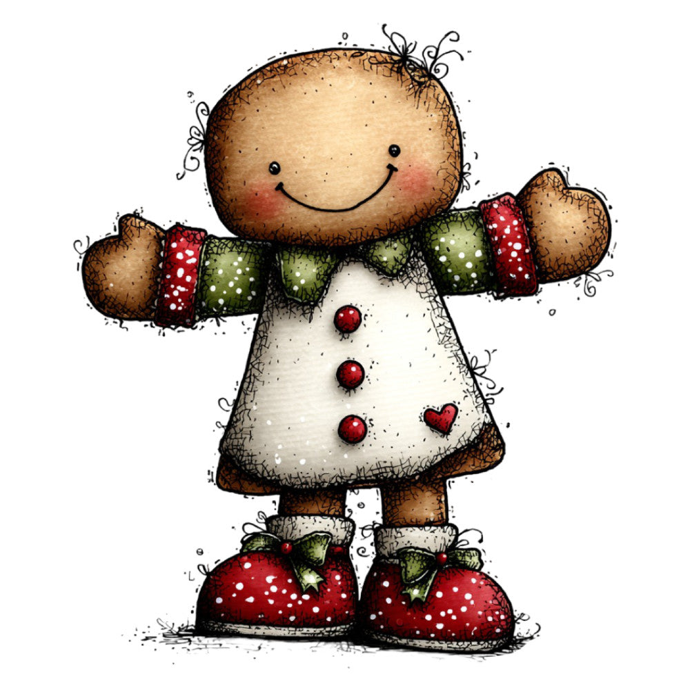 1st Whimsical Christmas Fabric Panel 113