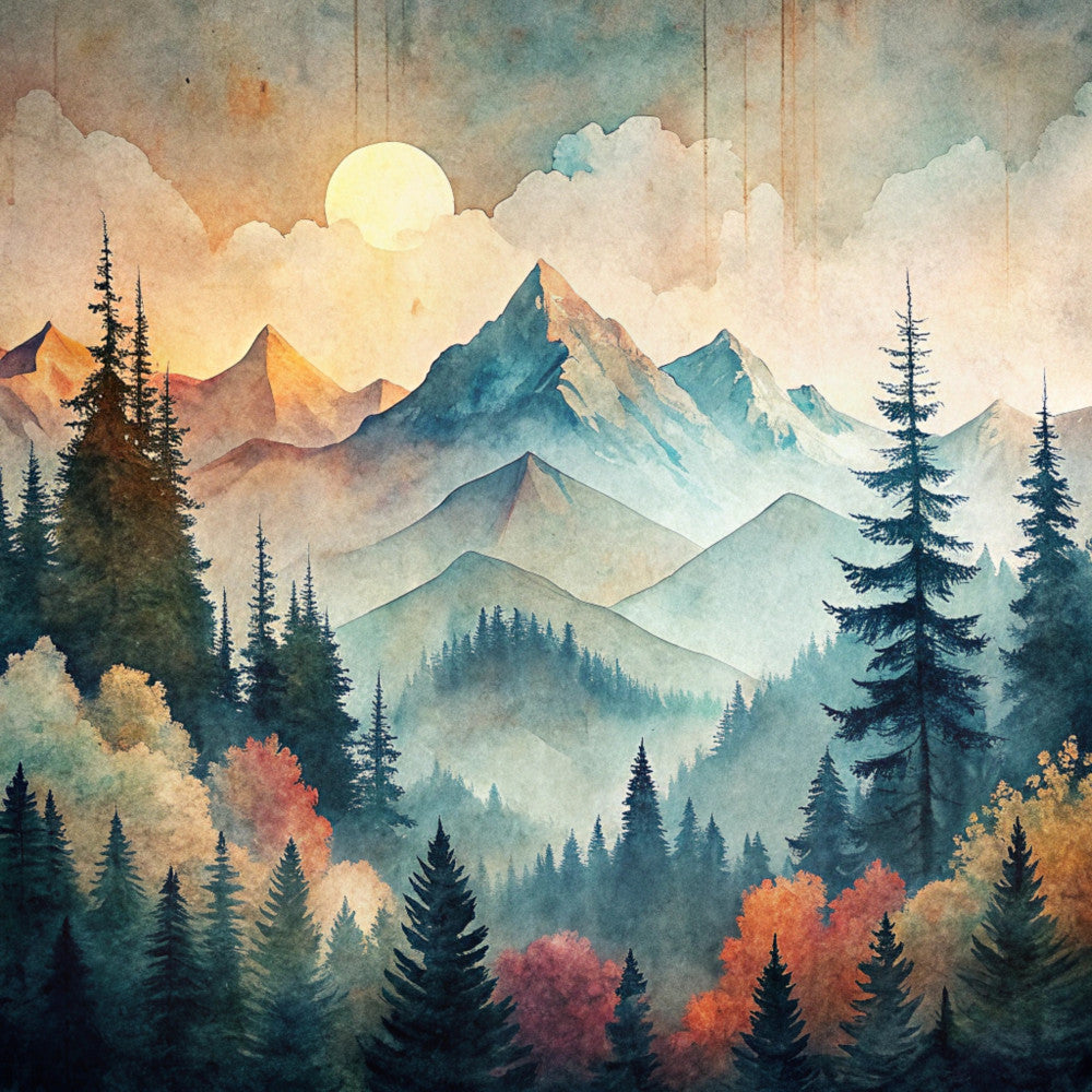 Yellowstone Landscape Fabric Panel 23