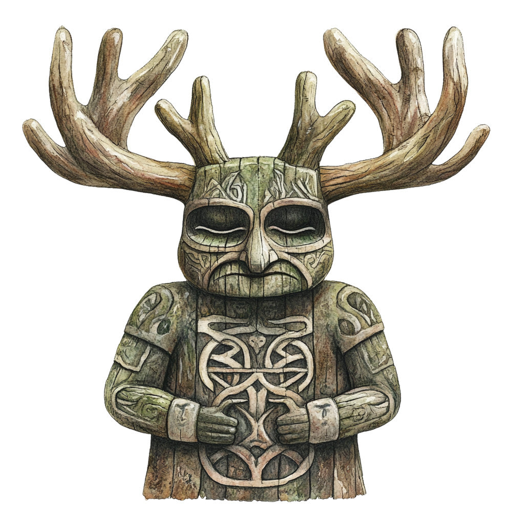 Nordic Totems Fabric Panel 23