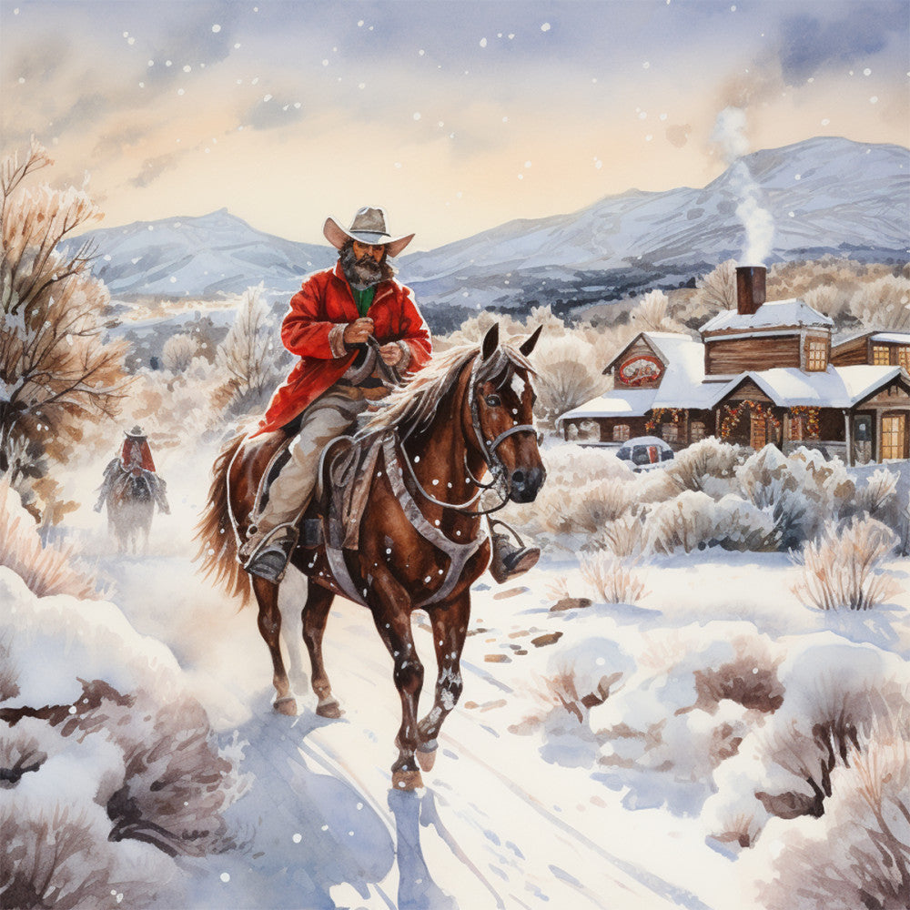A Country Christmas Fabric Panel 79