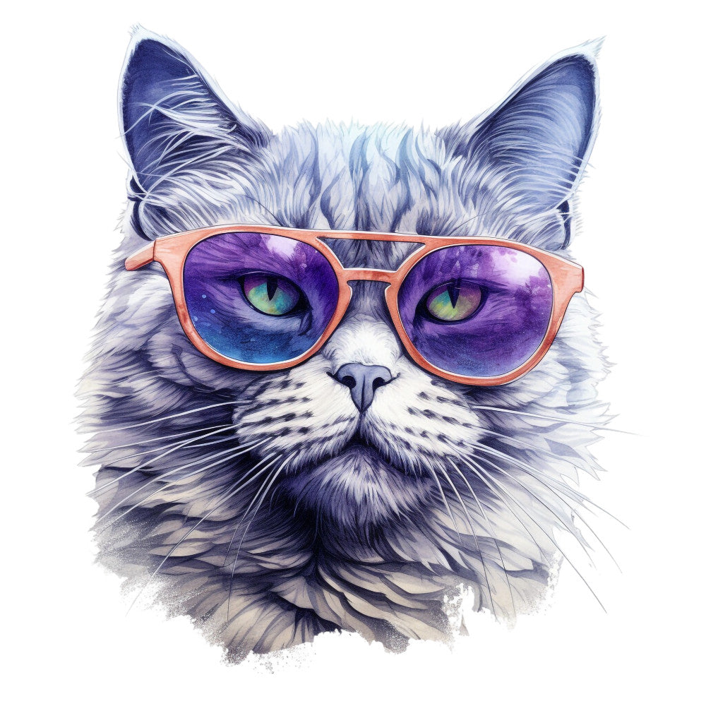 Cats with Sunglasses Fabric Panel 22