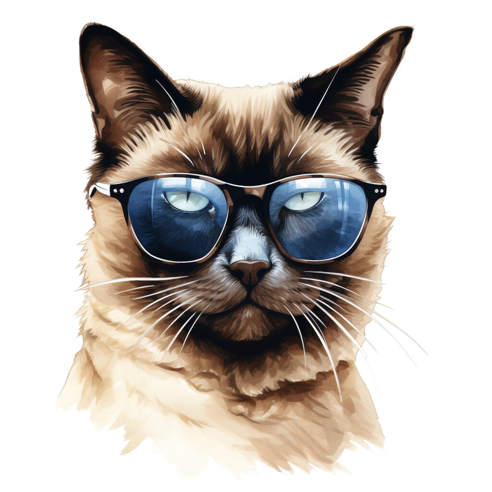 Cats with Sunglasses Fabric Panel 12