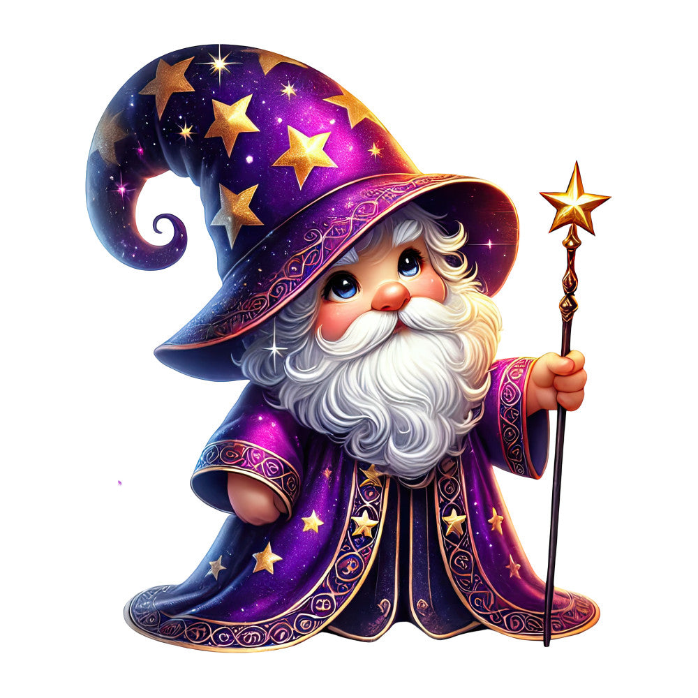 Wizard Gnomes Fabric Panel 12