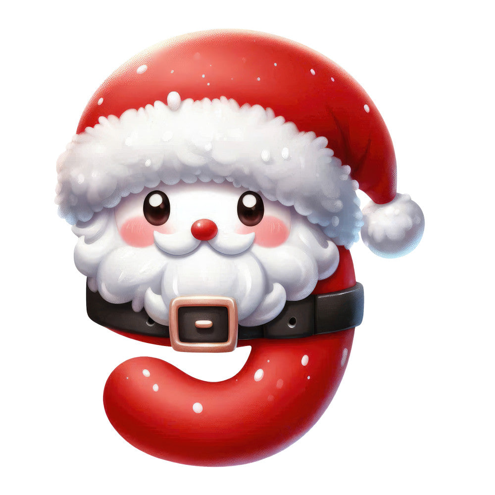 Santa Claus Alphabet Fabric Panel 6