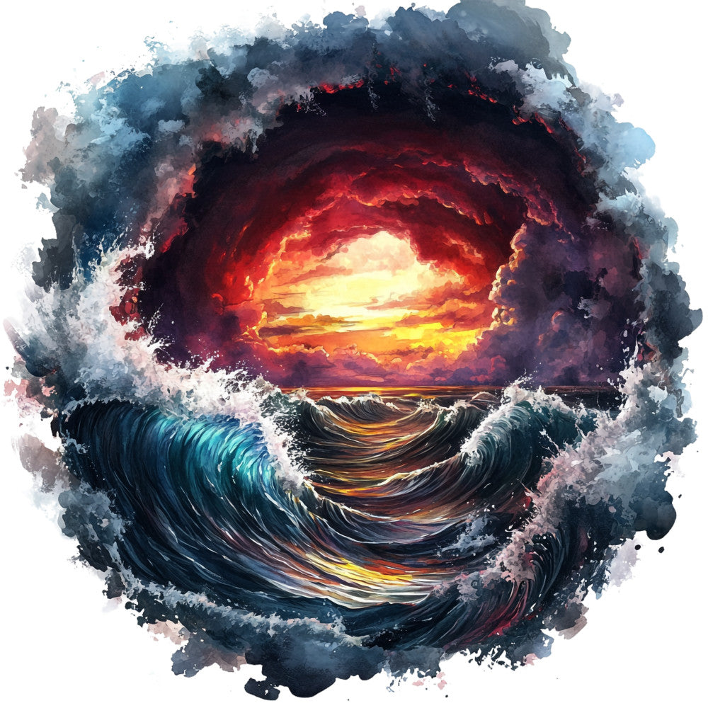 Haunted Ocean Fabric Panel 34