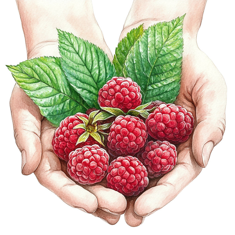 Raspberry Gardens Fabric Panel 19