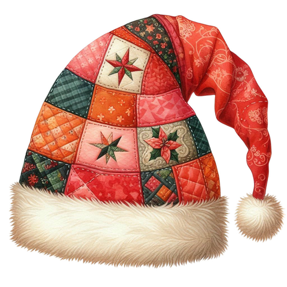 Patchwork Christmas Fabric Panel 12