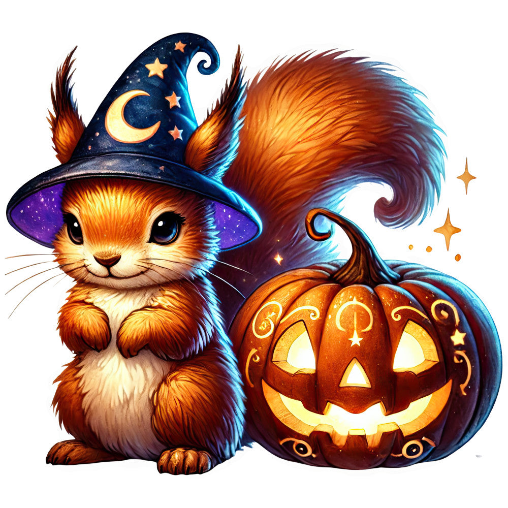 Halloween Wonder Animals Fabric Panel 96