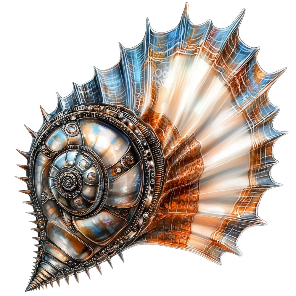 Steampunk Nautical Fabric Panel 18