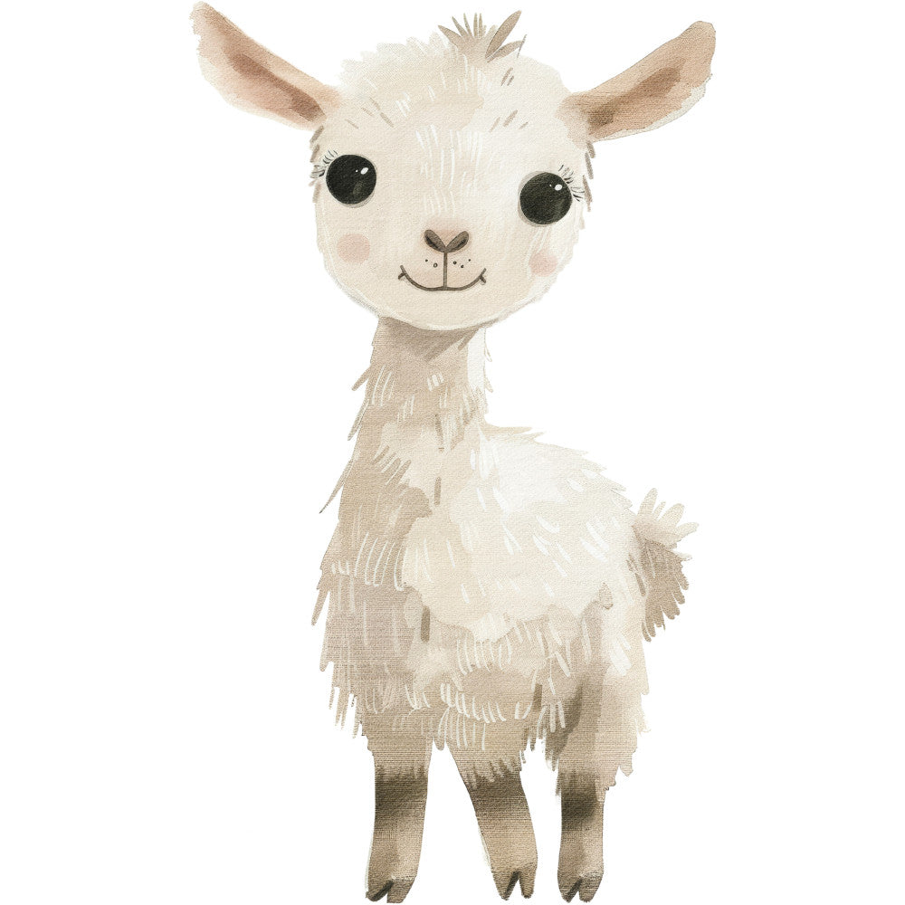 Watercolor Farm Fabric Panel 56