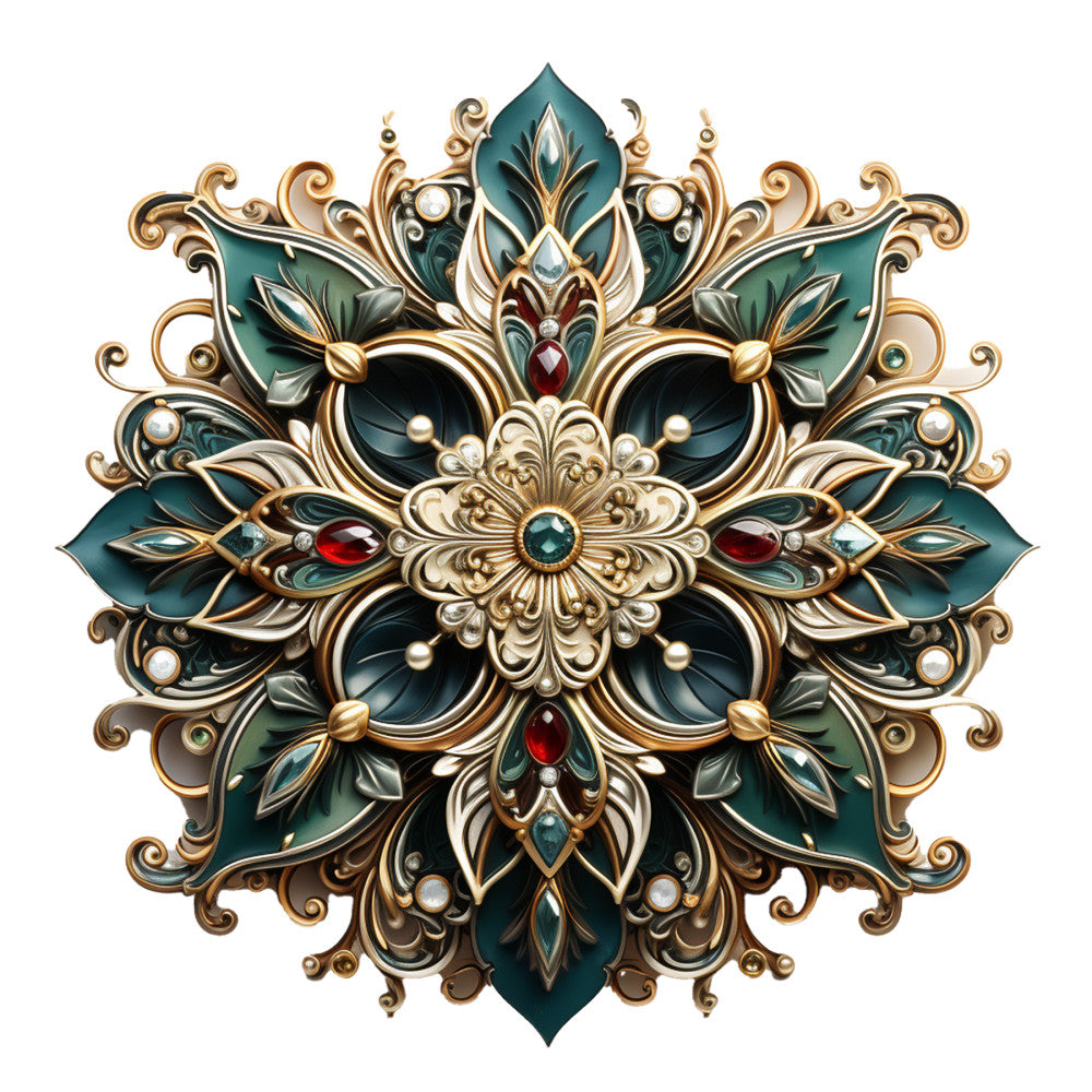 Elegant Christmas Fabric Panel 15