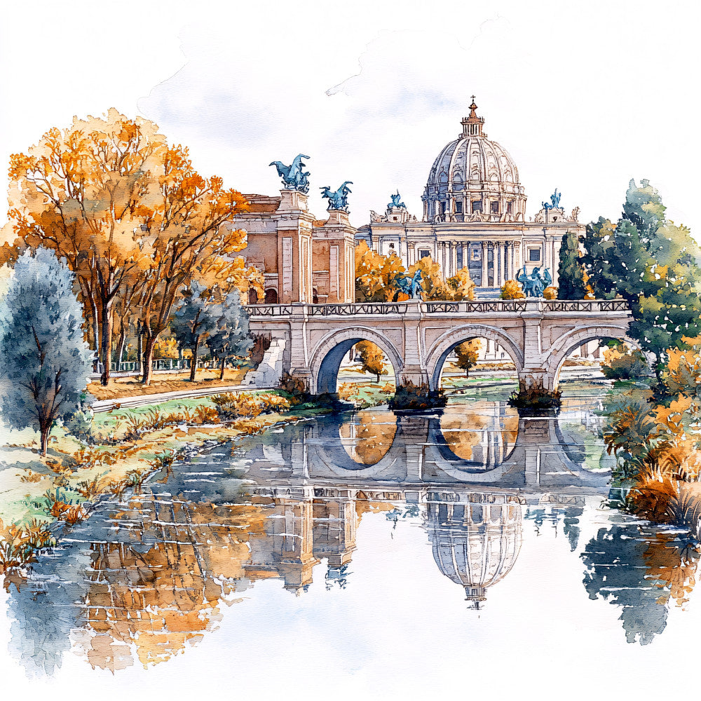 Italy Travel Art Fabric Panel 3