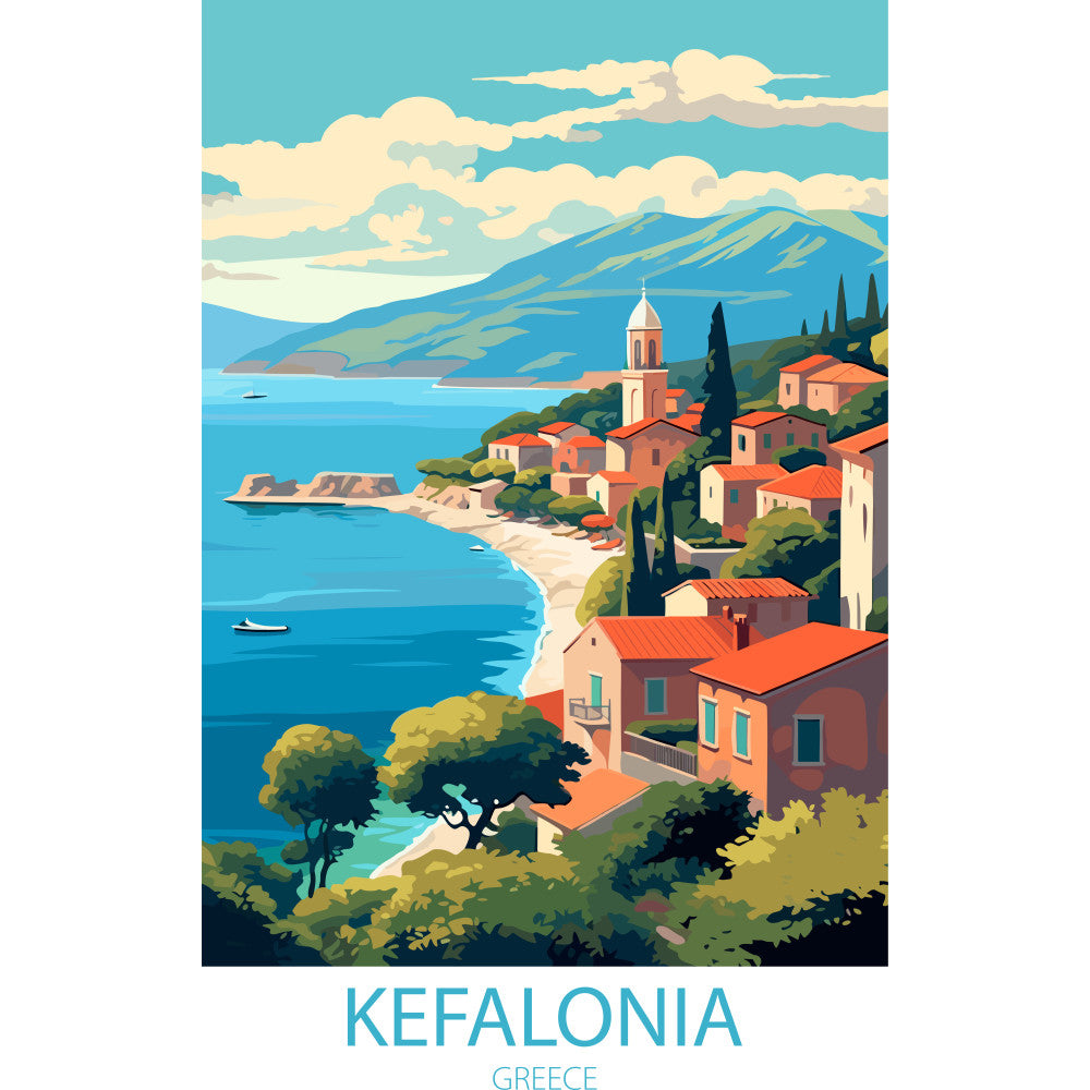 Travel Poster Fabric Panel 14