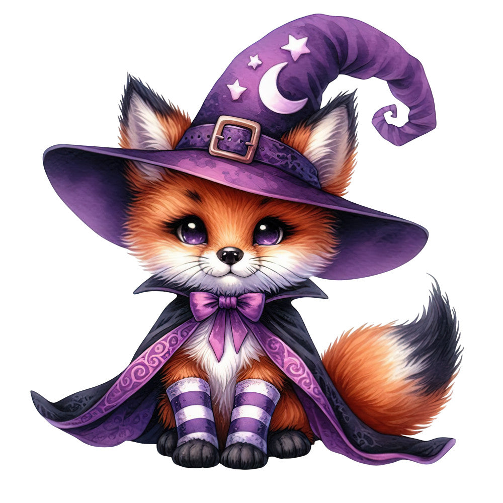 Halloween Wonder Animals Fabric Panel 30