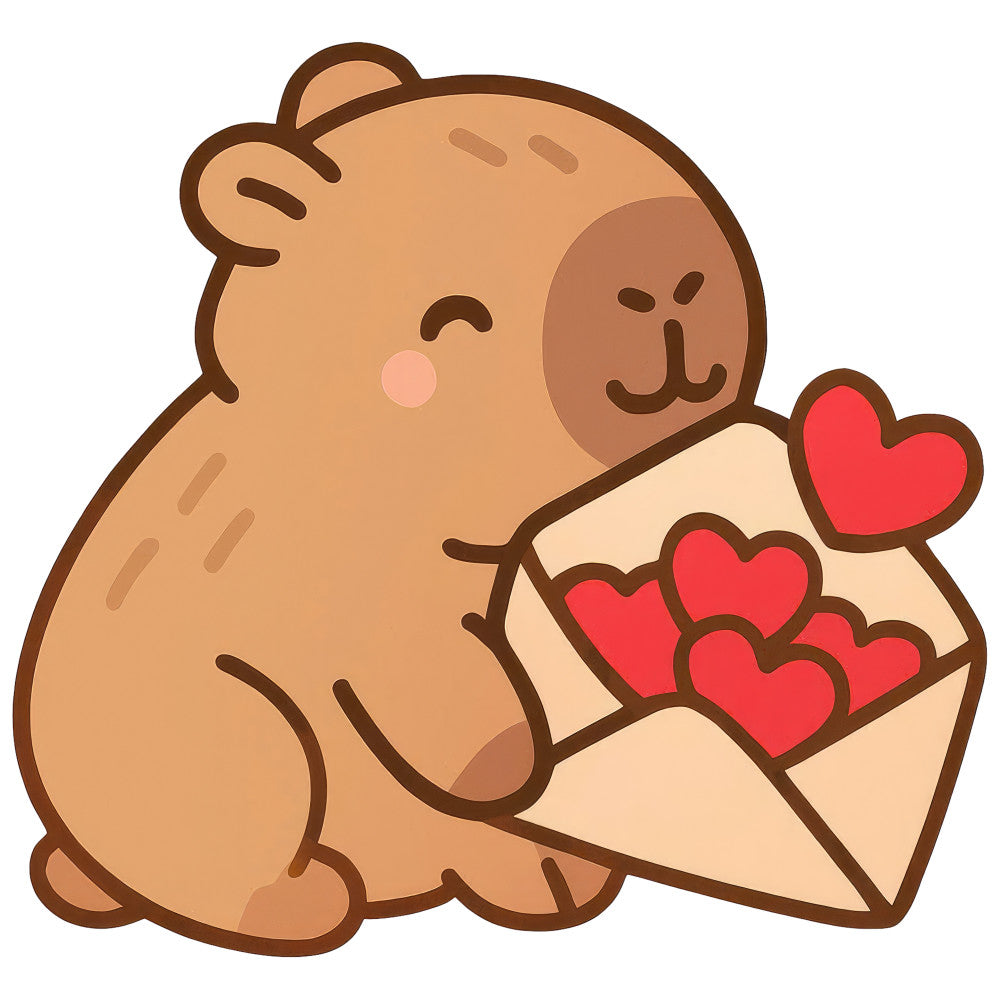 Cartoon Capybara Fabric Panel 24