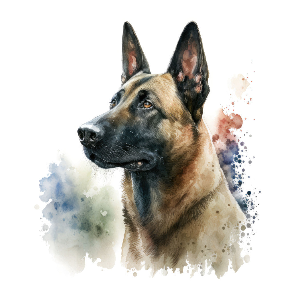 Belgian Malinois Dog Fabric Panel 8