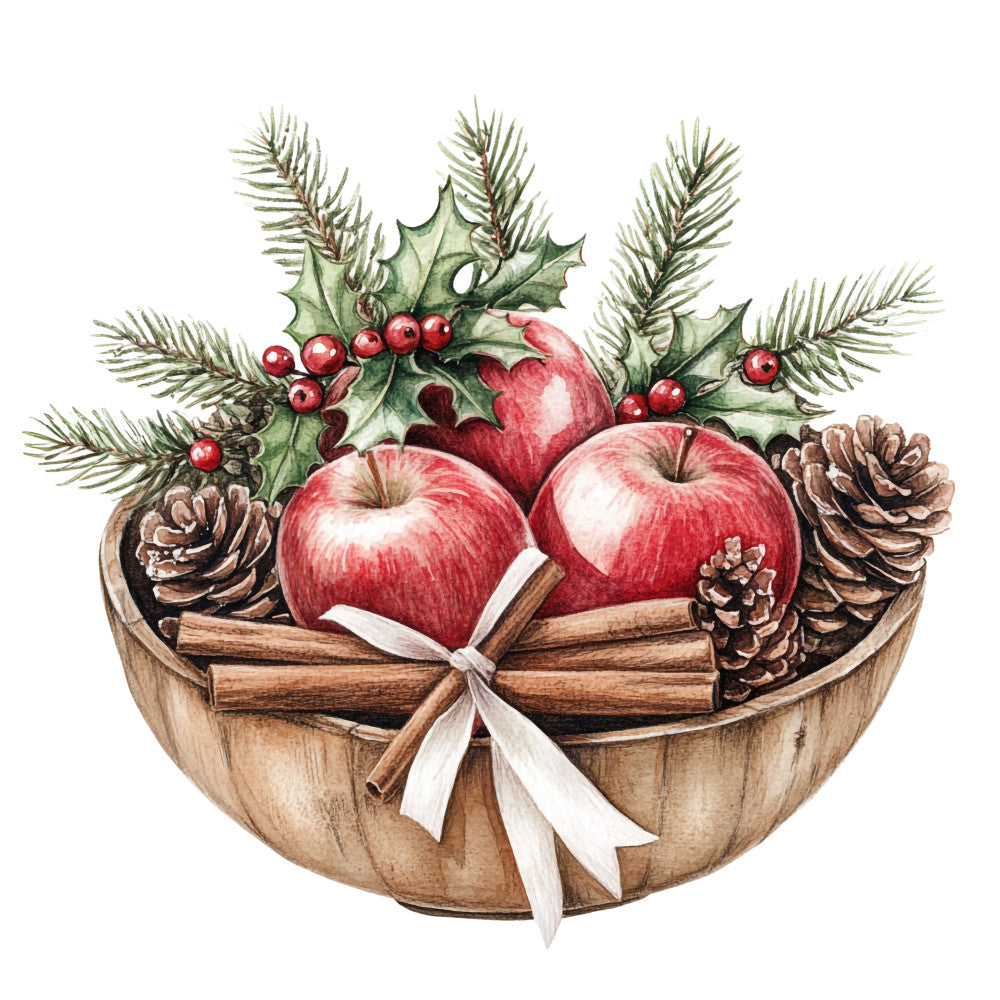 Rustic Christmas Fabric Panel 6