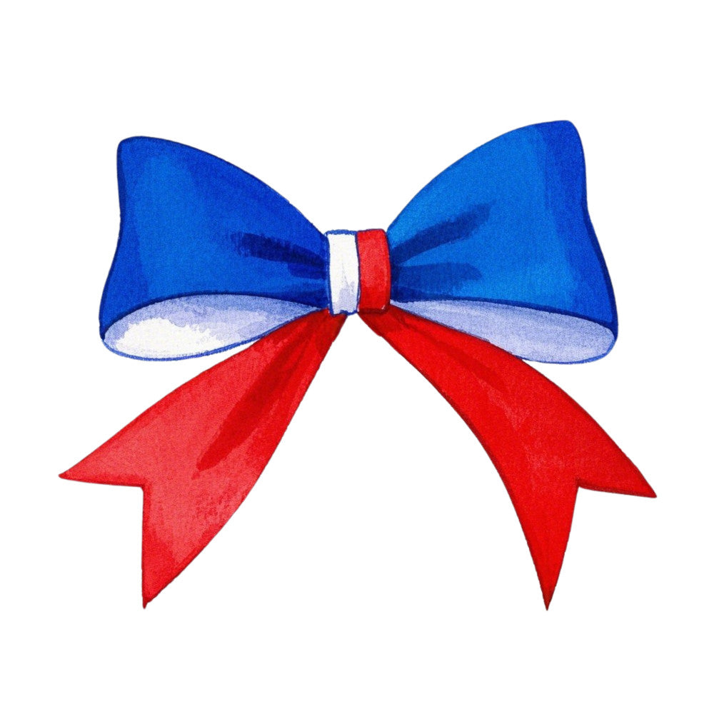 Patriotic Bows Fabric Panel 1