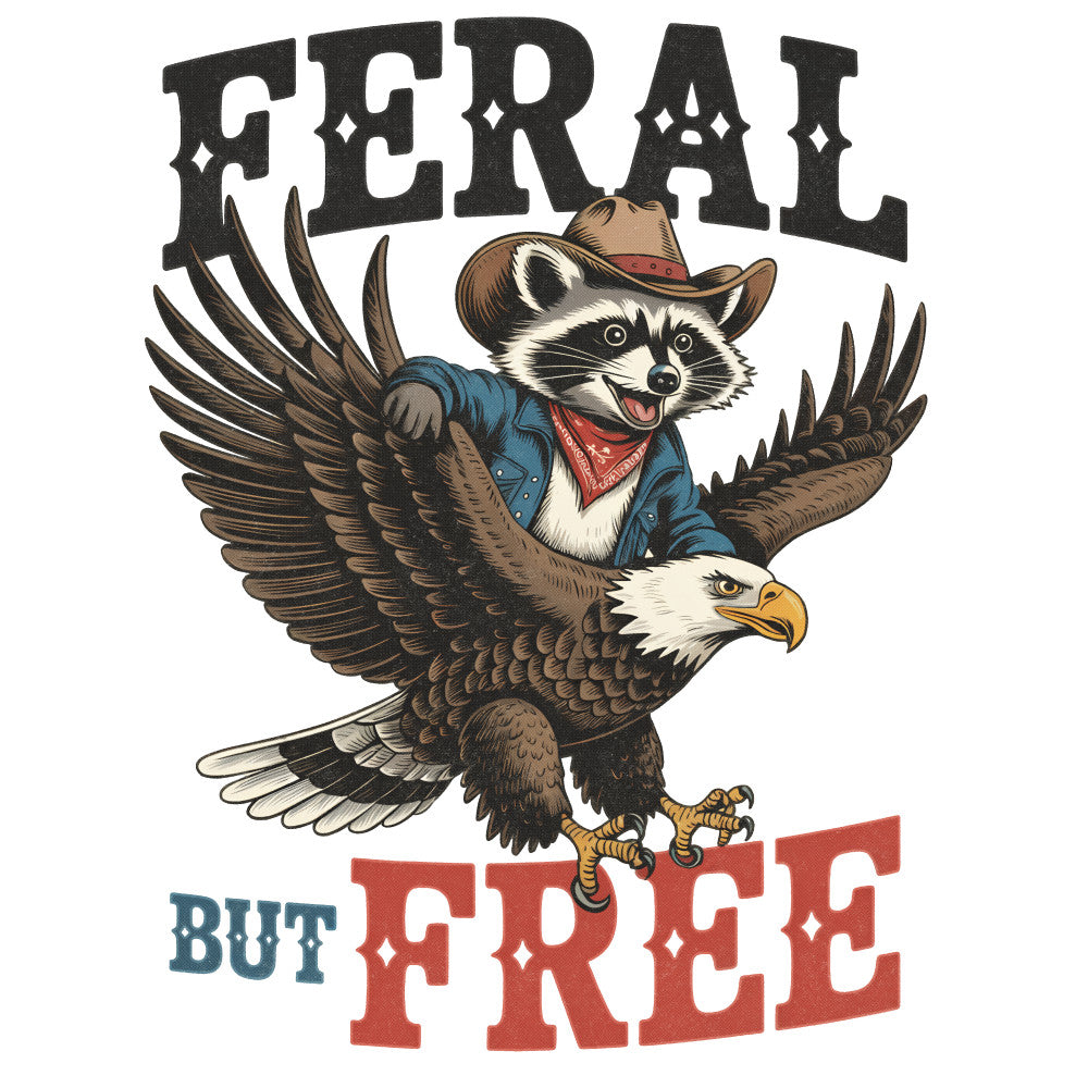 Feral But Free Fabric Panel 1