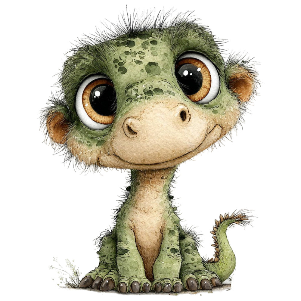 sage green, olive green, cream, tan, brown, amber eyes, dinosaur, reptile, cute animals, whimsical, playful, children's, baby, nursery, prehistoric, dino, long neck, spotted pattern, textured, illustration style, friendly, charming, kids' fabric, animal characters, nature-inspired, storybook, adventure, safari, quirky, modern whimsical