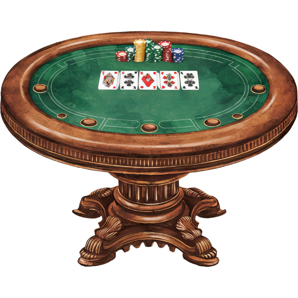 Watercolor Casino Fabric Panel 56