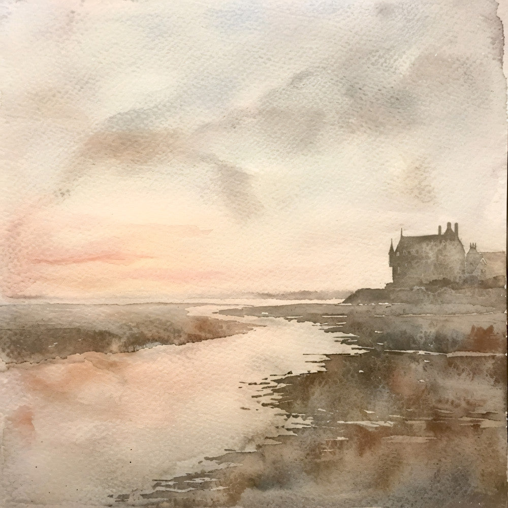 Normandy Travel Art Fabric Panel 13