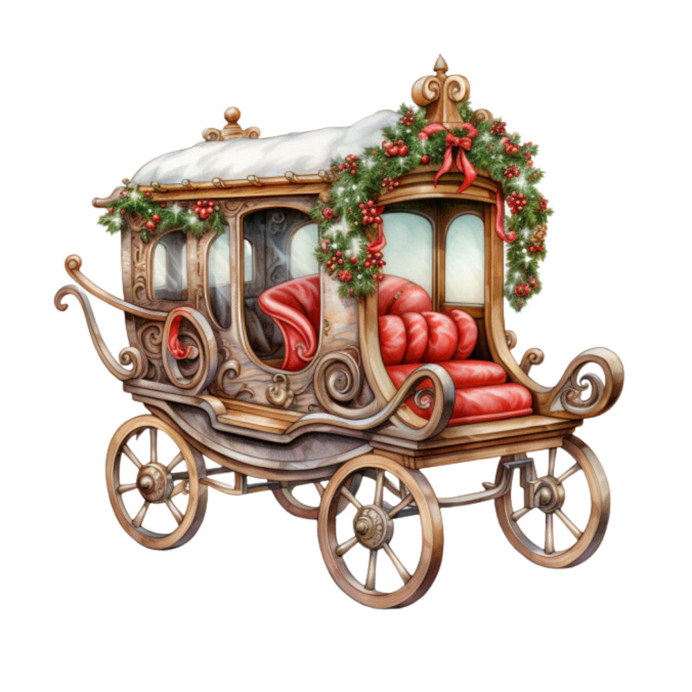 A Retro Christmas Fabric Panel 33