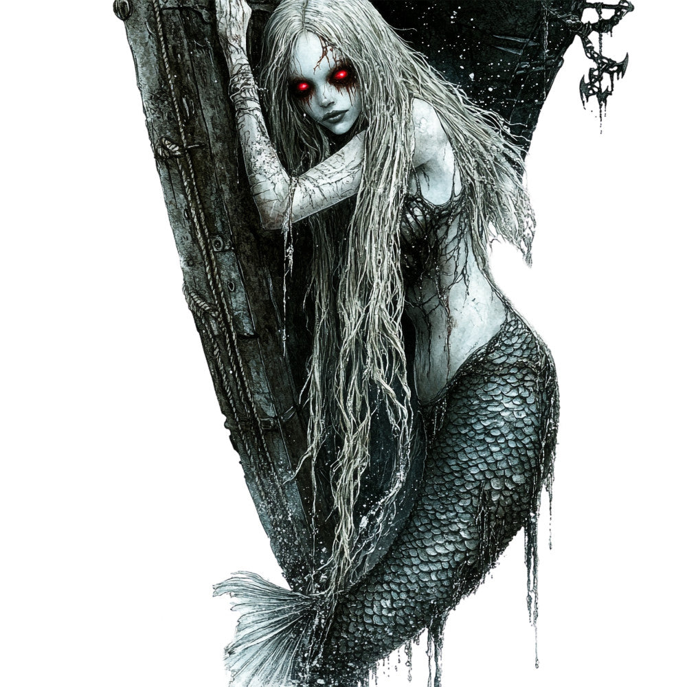 Haunted Ocean Fabric Panel 2