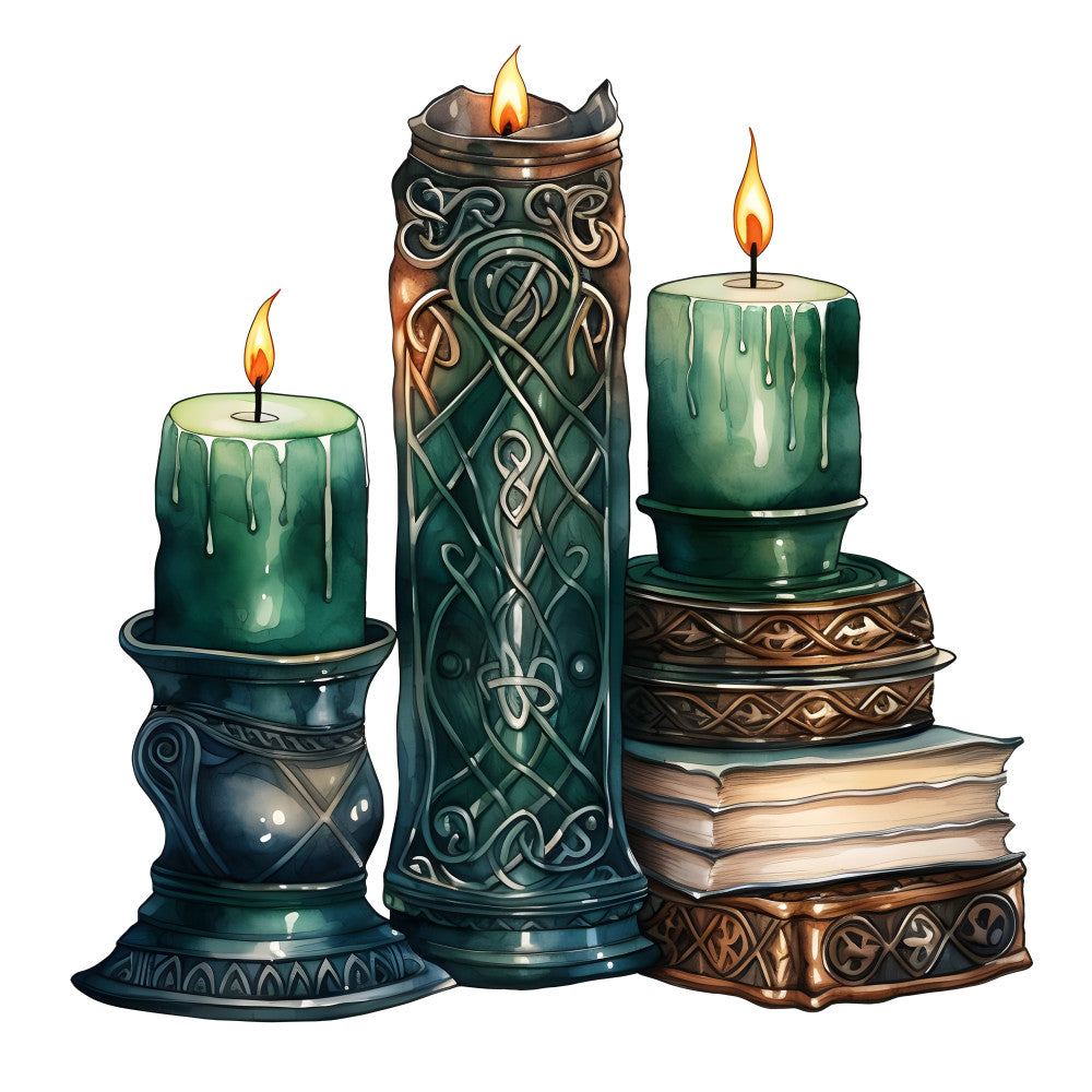 Celtic Symbols Fabric Panel 23