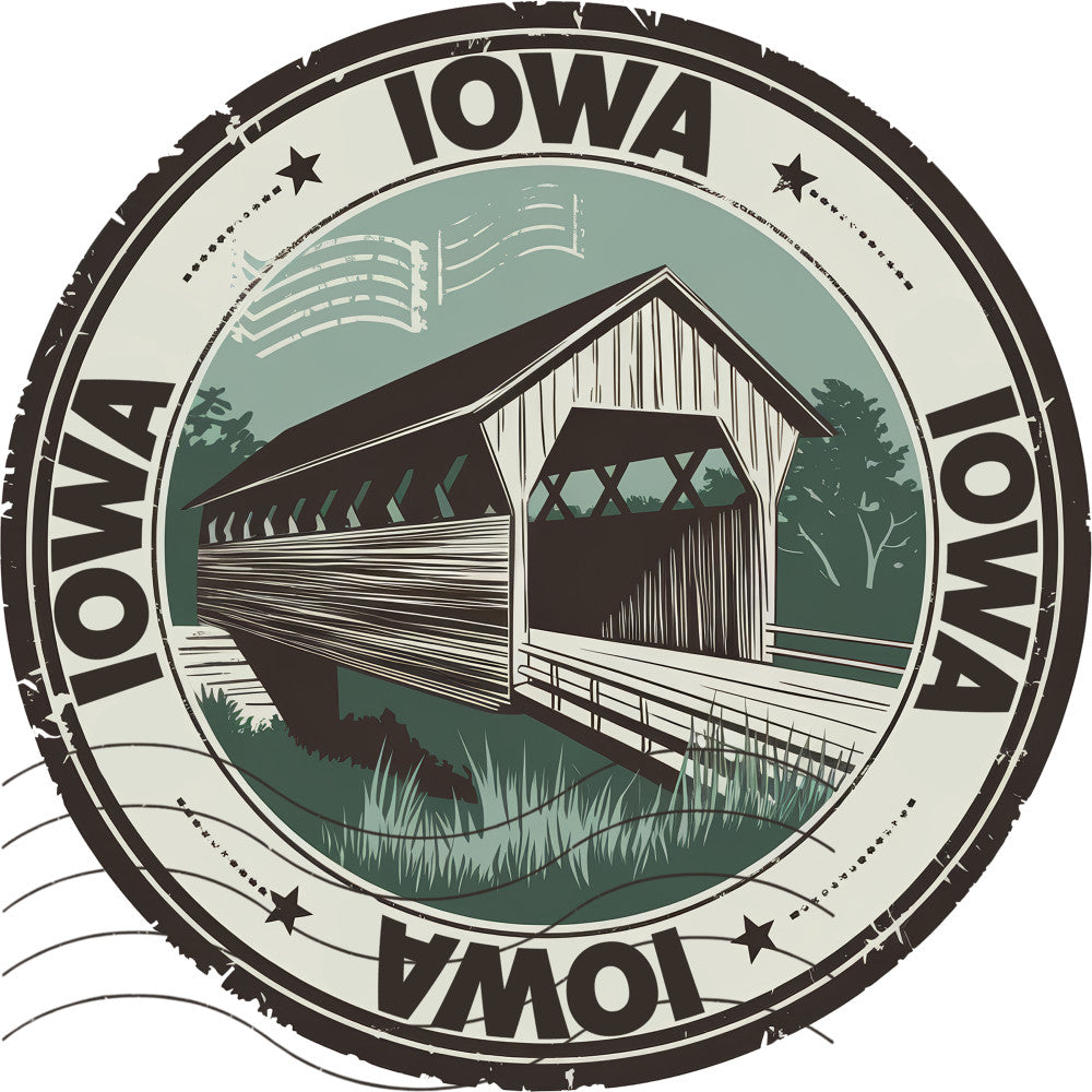 State Stamp Fabric Panel 23