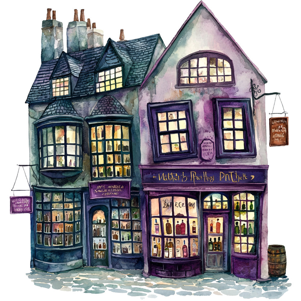 Wizard School Fabric Panel 24