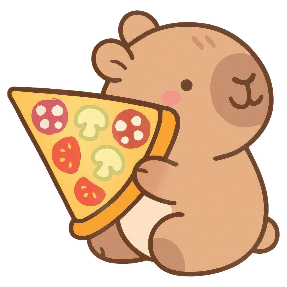 Cartoon Capybara Fabric Panel 23