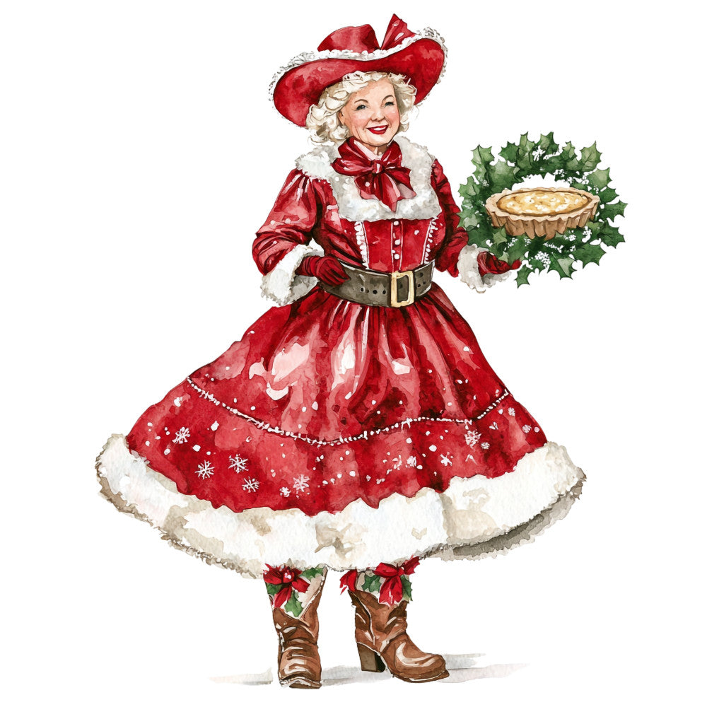 Cowboy Christmas Fabric Panel 38