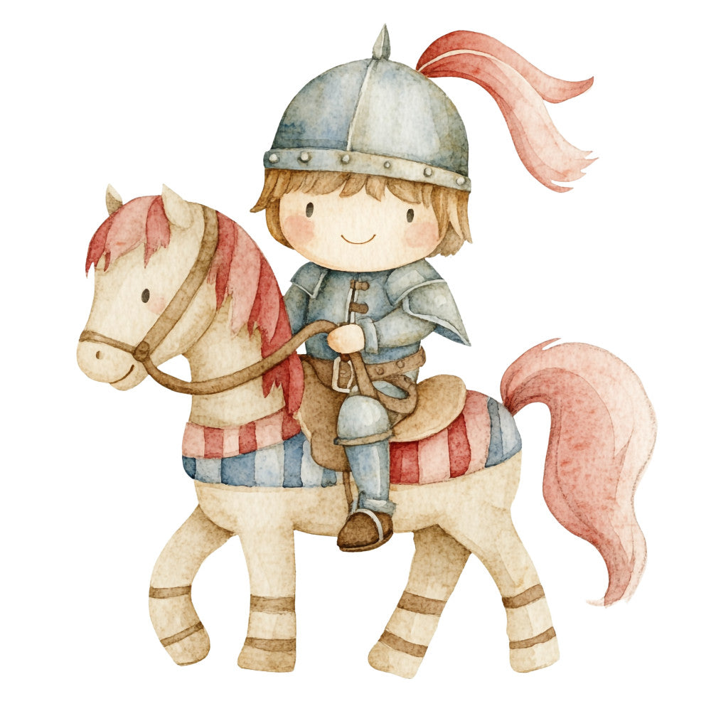 Cute Knight Fabric Panel 6