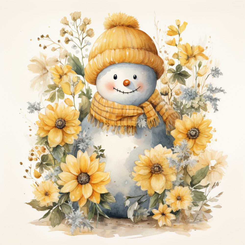 Classic Snowman Fabric Panel 59