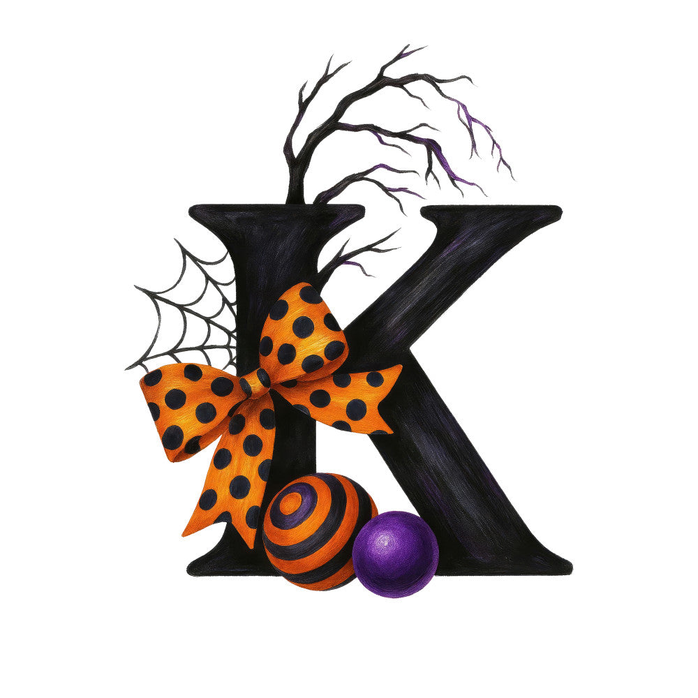 Halloween Alphabet Fabric Panel 4