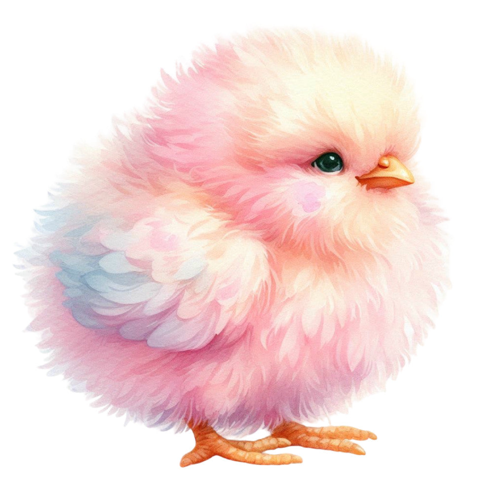 Pastel Chicks Fabric Panel 1