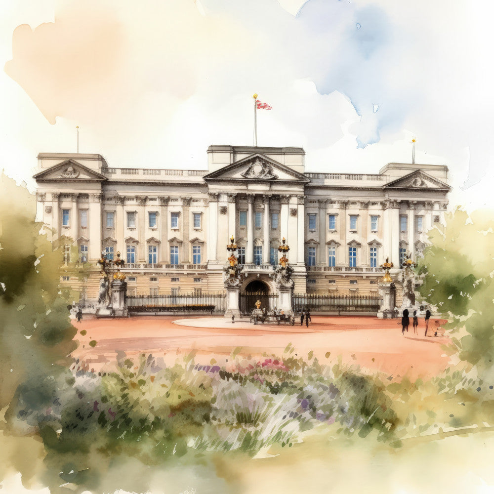 London In Summer Fabric Panel 7