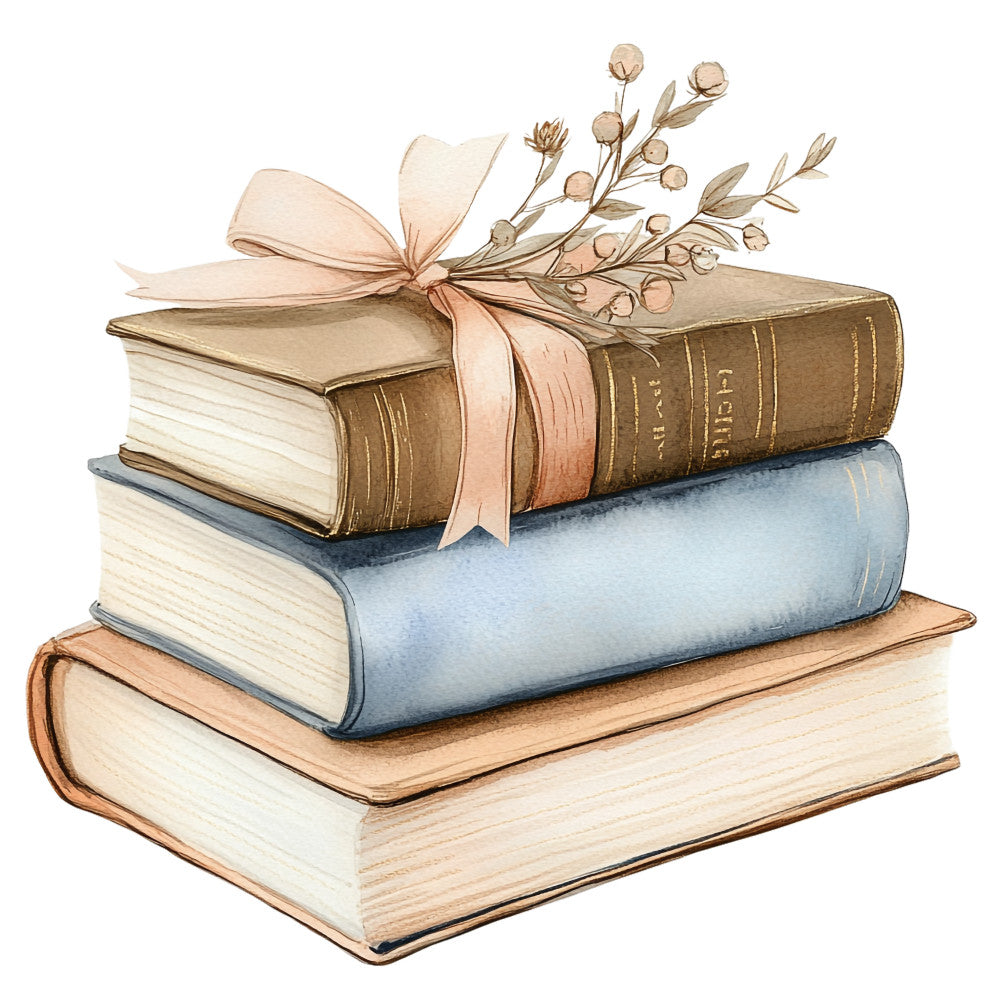 Shabby Chic Books Fabric Panel 15